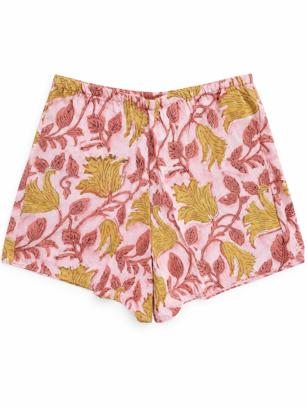 HAND-PRINTED SHORTS in drop