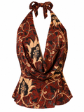 THE HALTER in red vine