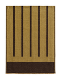GOLD SCARF in grey panel