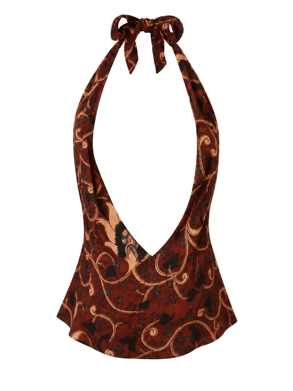 THE HALTER in red vine