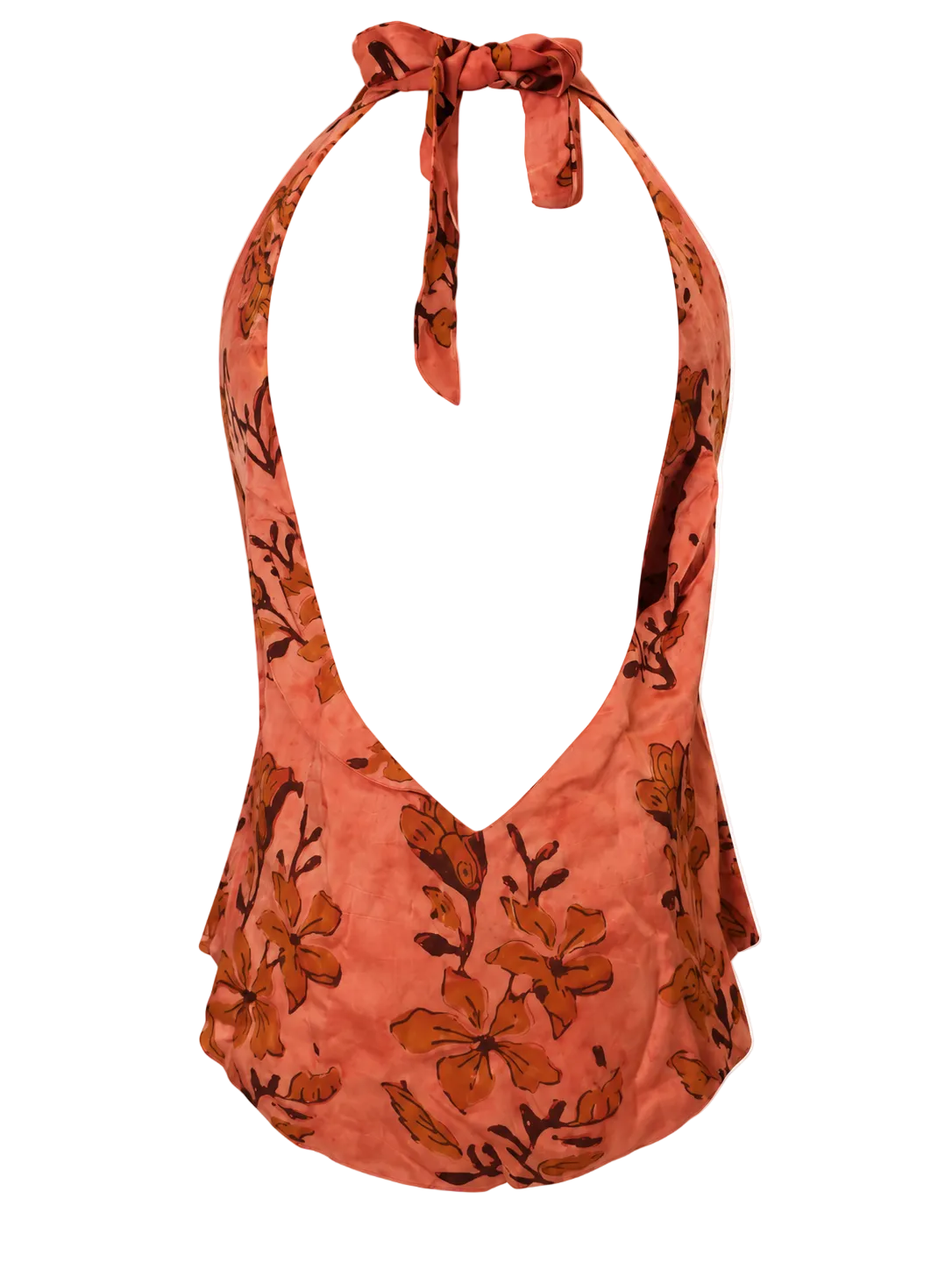 THE HALTER in pink floral