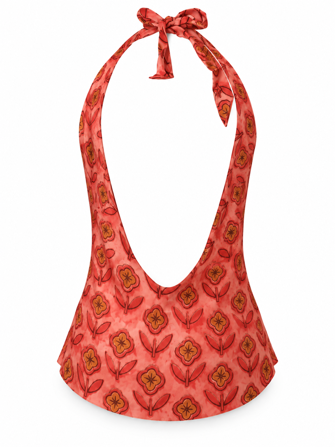 THE HALTER in pink floral