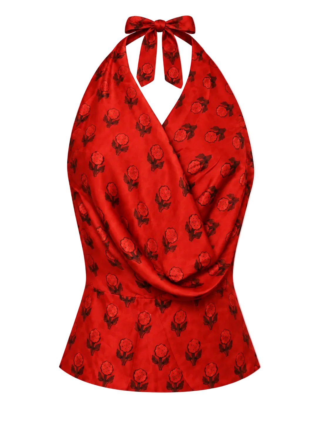 THE HALTER in red