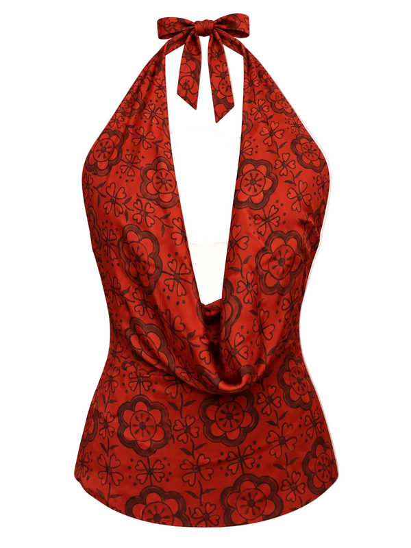 THE HALTER in red