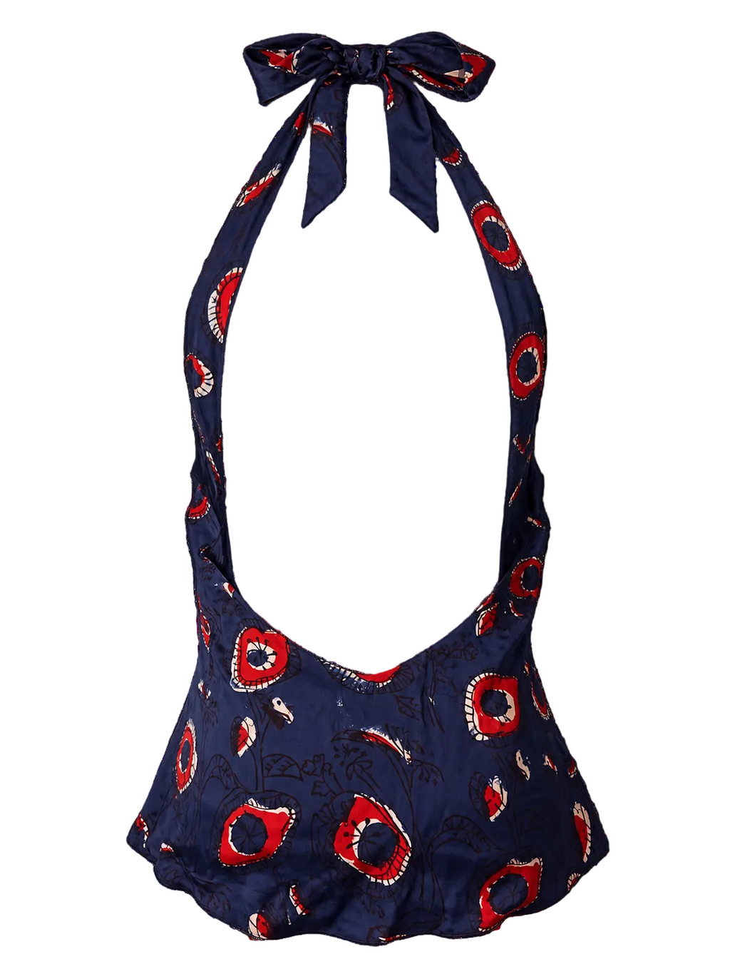 THE HALTER in blue vine