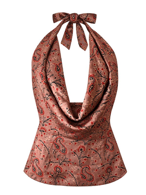 THE HALTER in paisley