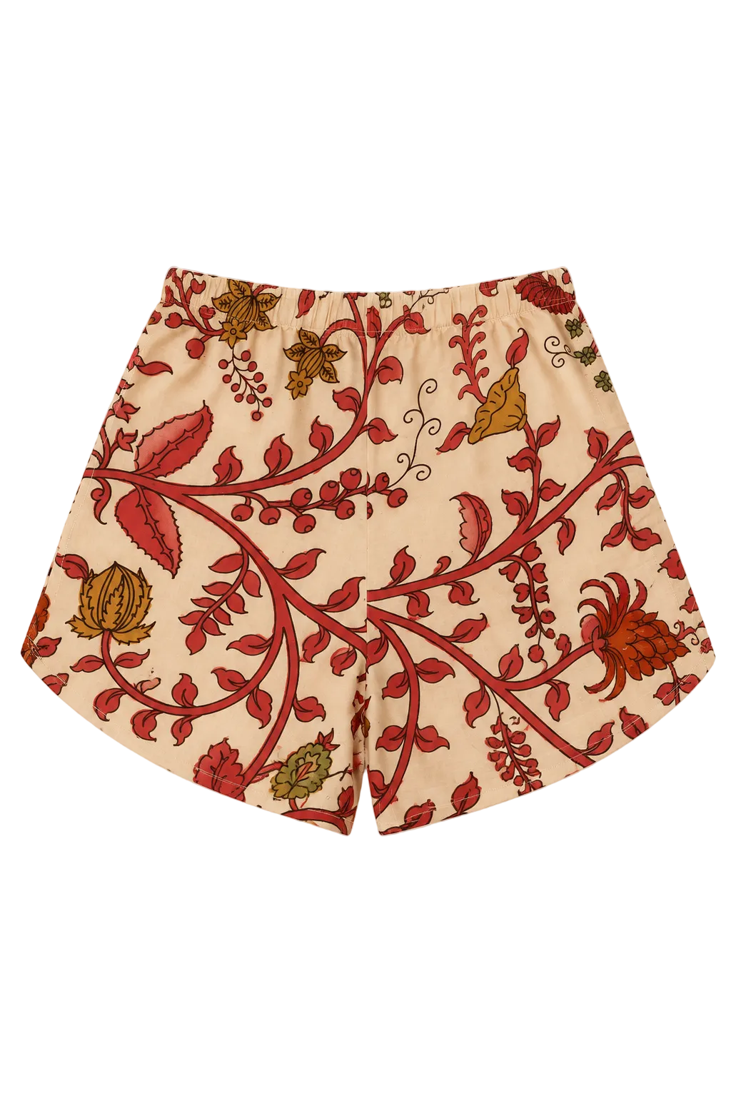 HAND PAINTED shorts in flamingo