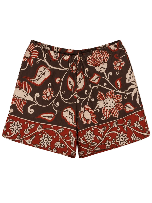 HAND PAINTED shorts in black