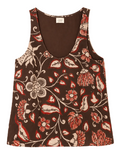 HAND PAINTED cami in black