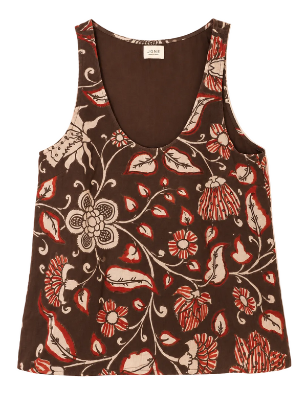 HAND PAINTED cami in black