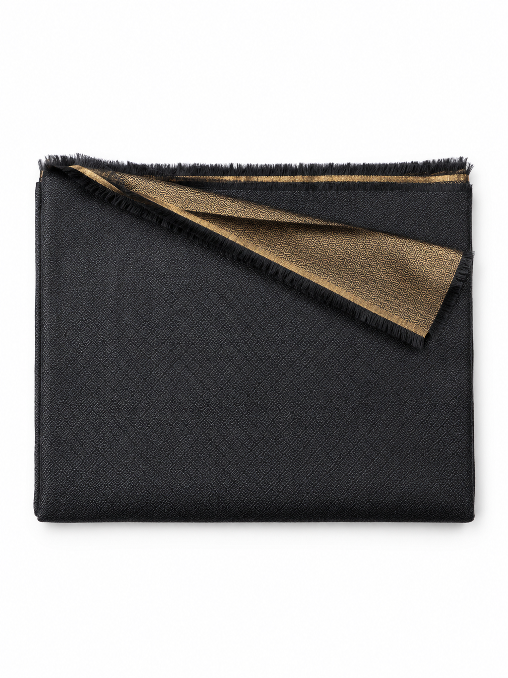 GOLD SCARF in jet
