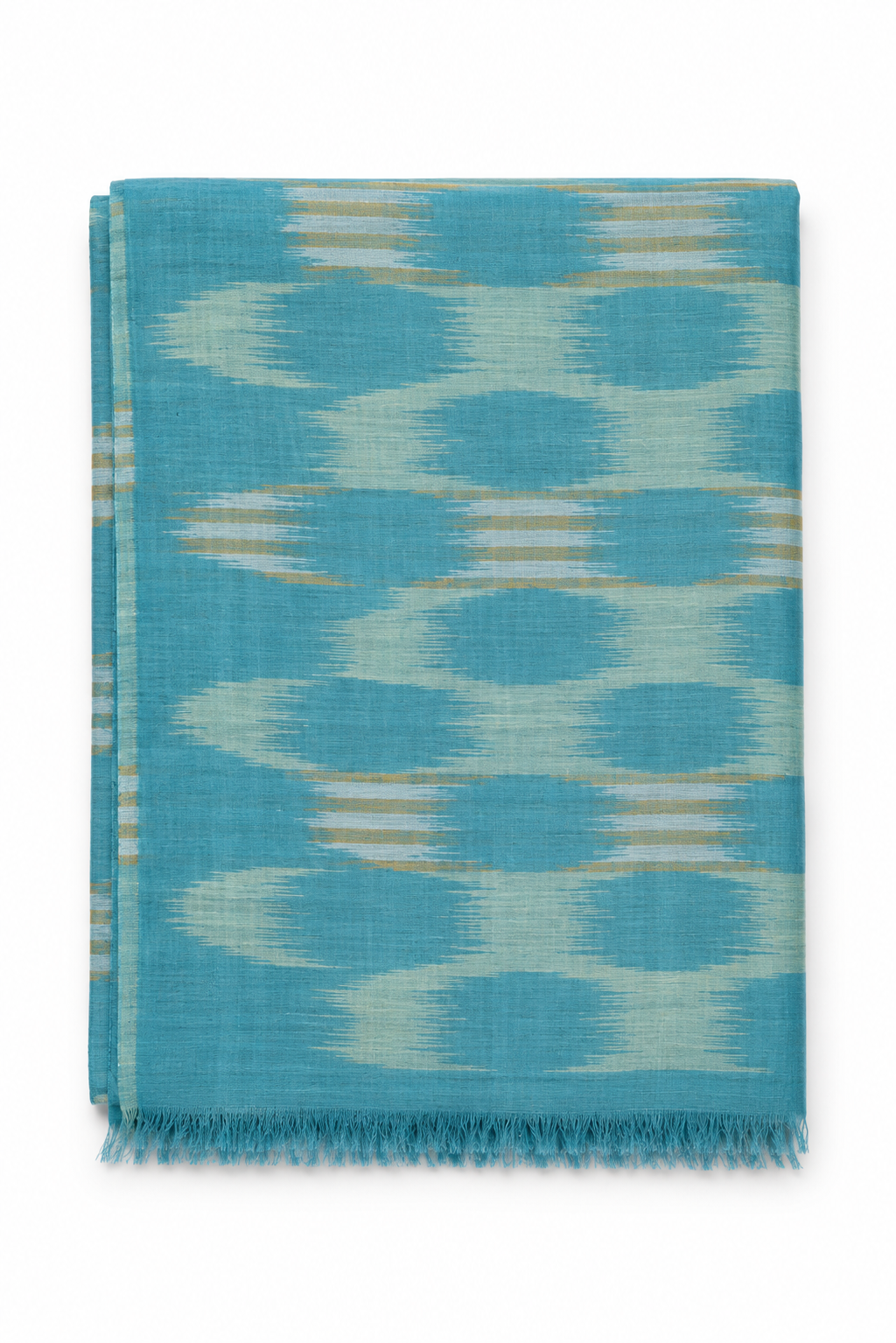IKAT SCARF in teal