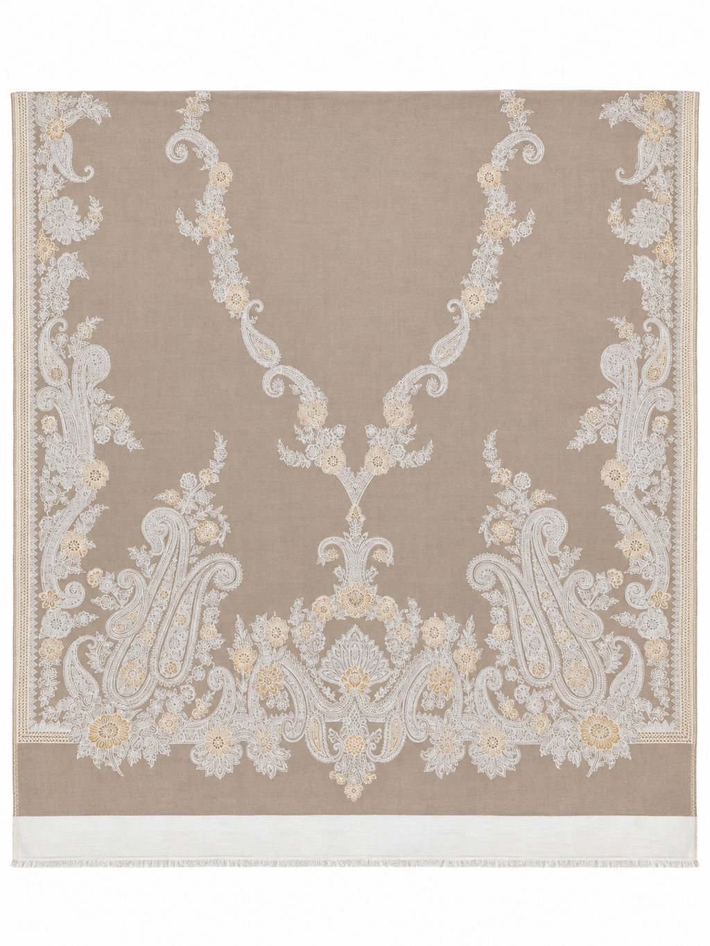 ZARI SCARF in off white