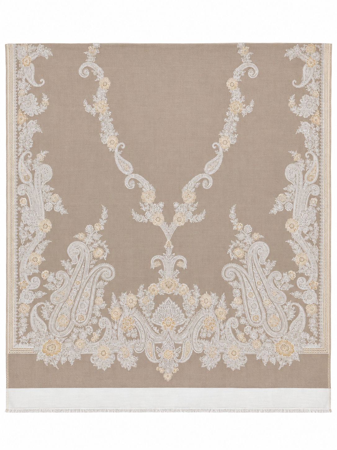 ZARI SCARF in off white