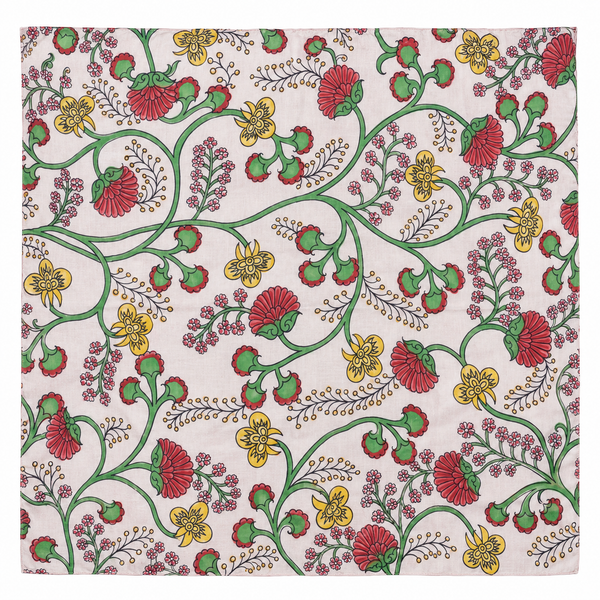 HAND-PAINTED SCARF in dust