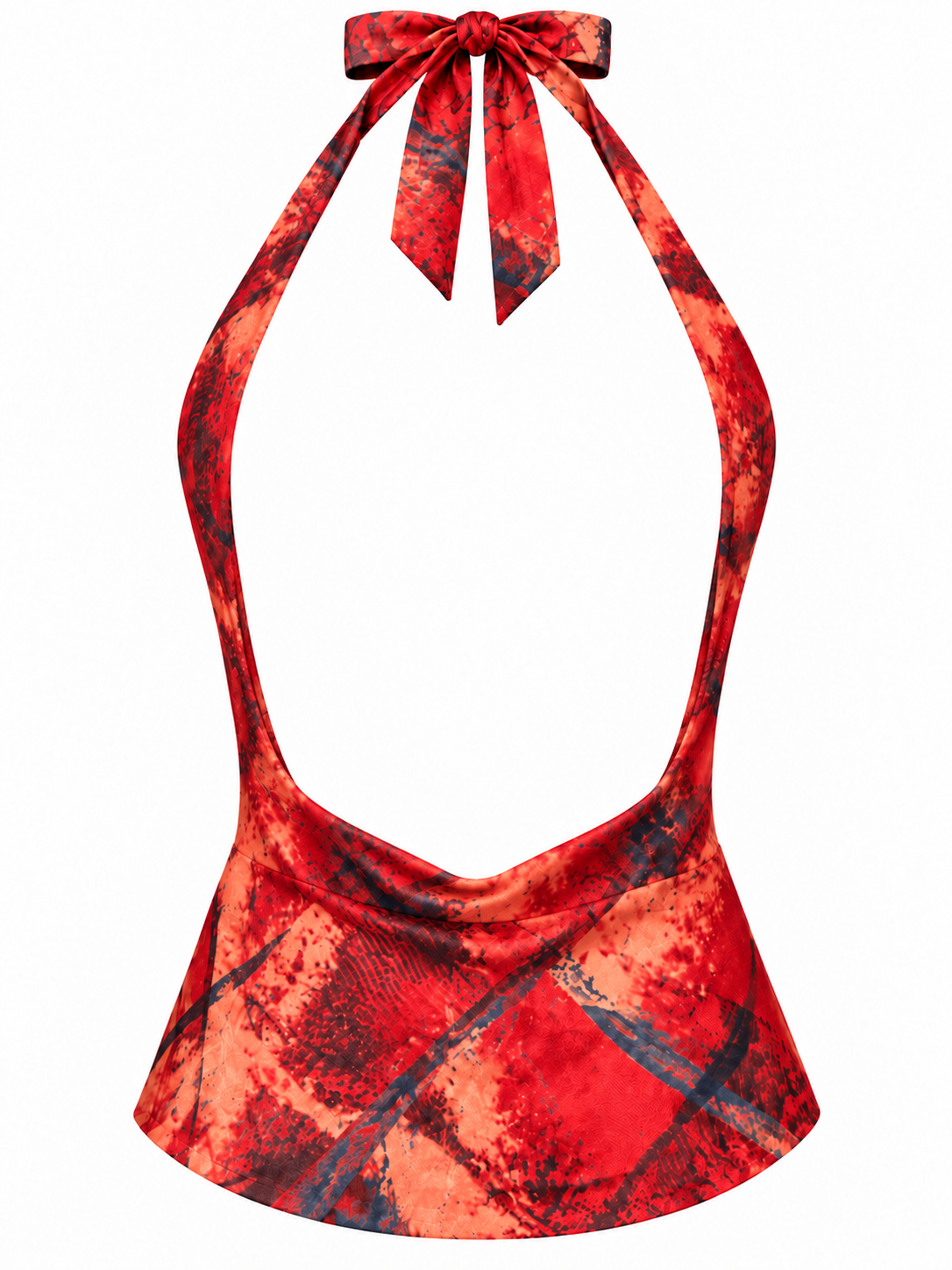 THE HALTER in crimson