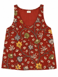 HAND PAINTED cami in purple