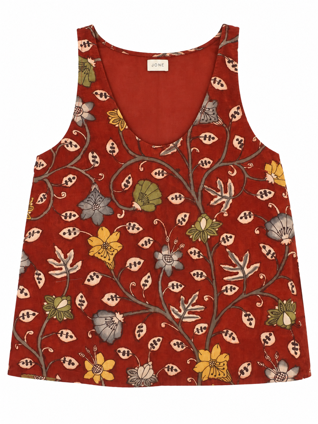 HAND PAINTED cami in purple