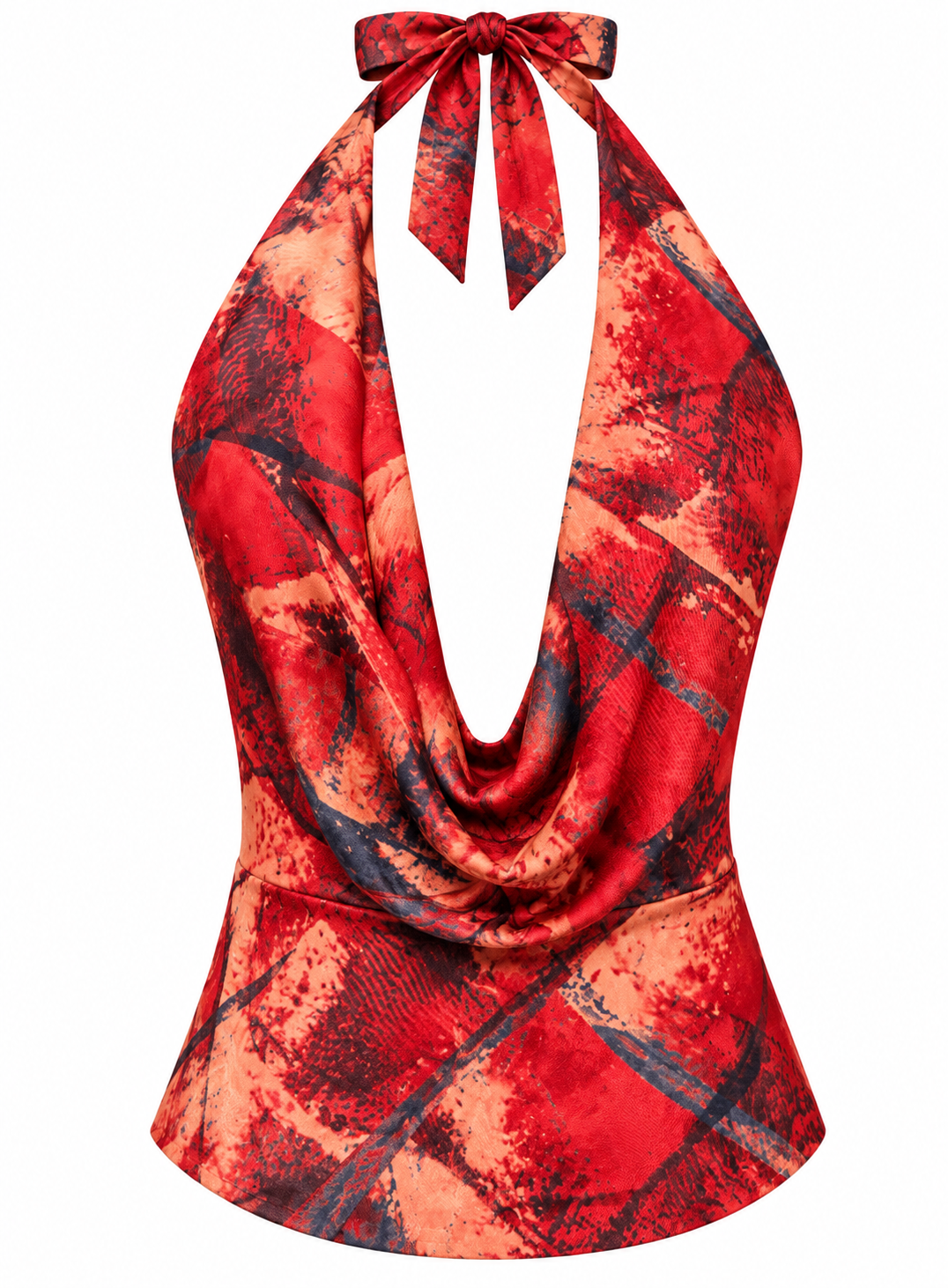 THE HALTER in crimson