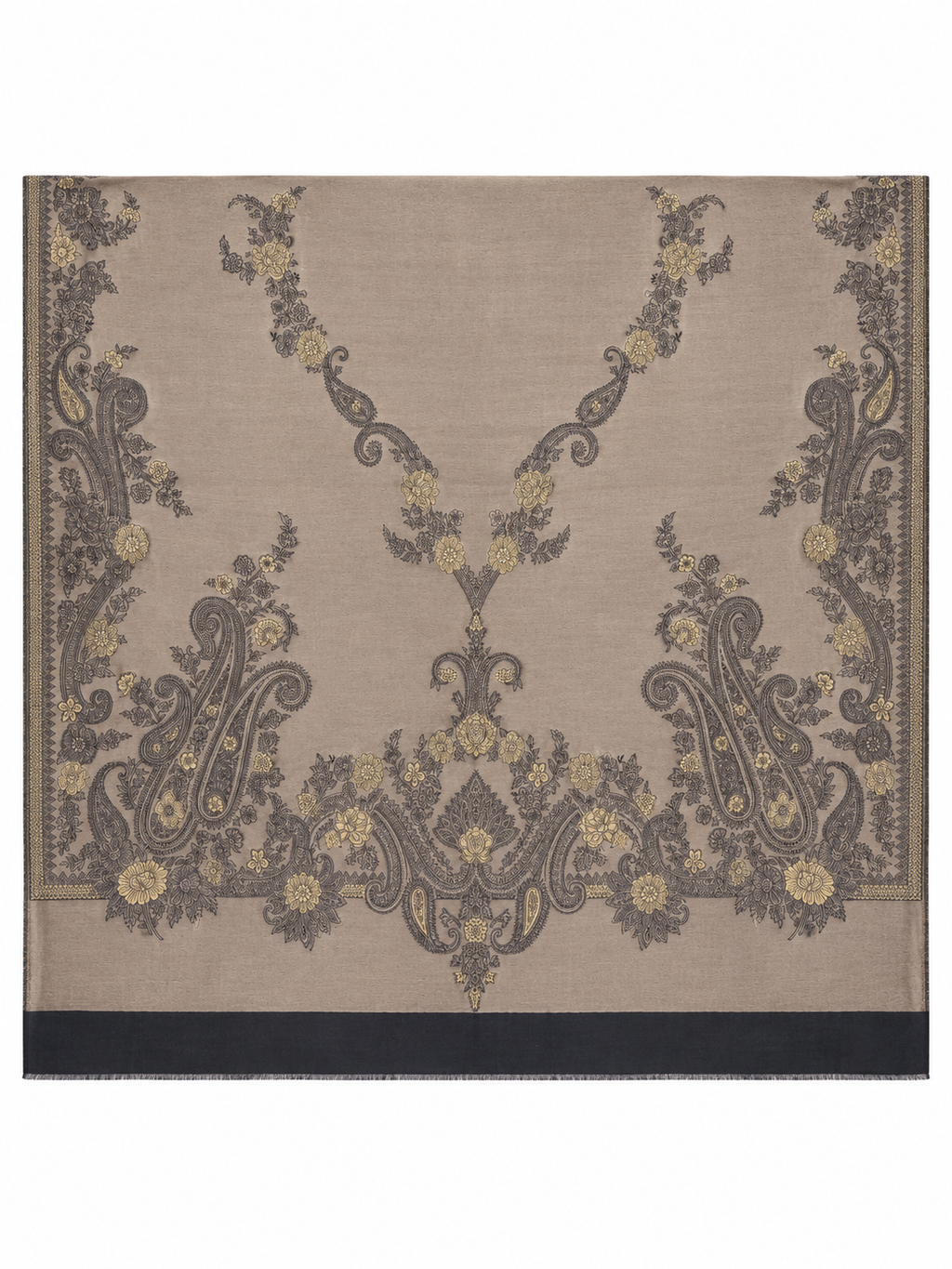 ZARI SCARF in raven