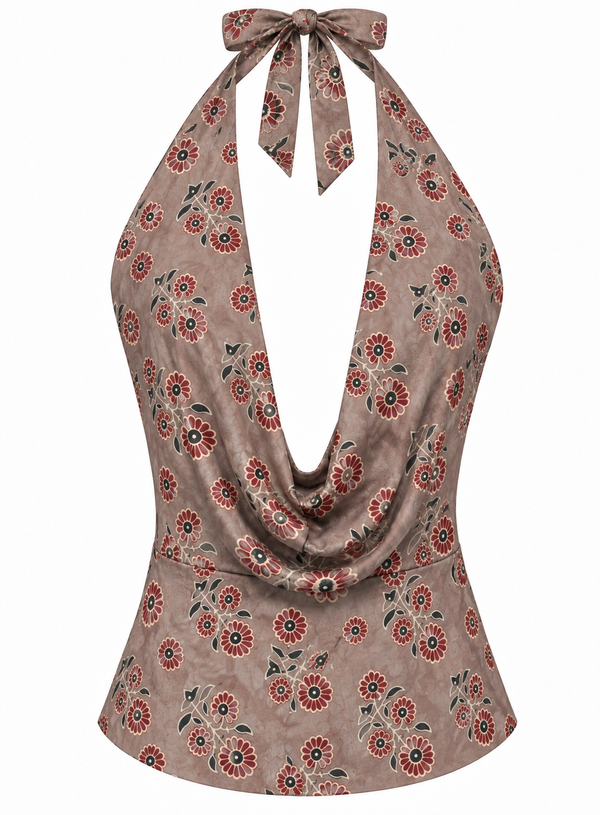 THE HALTER in mauve