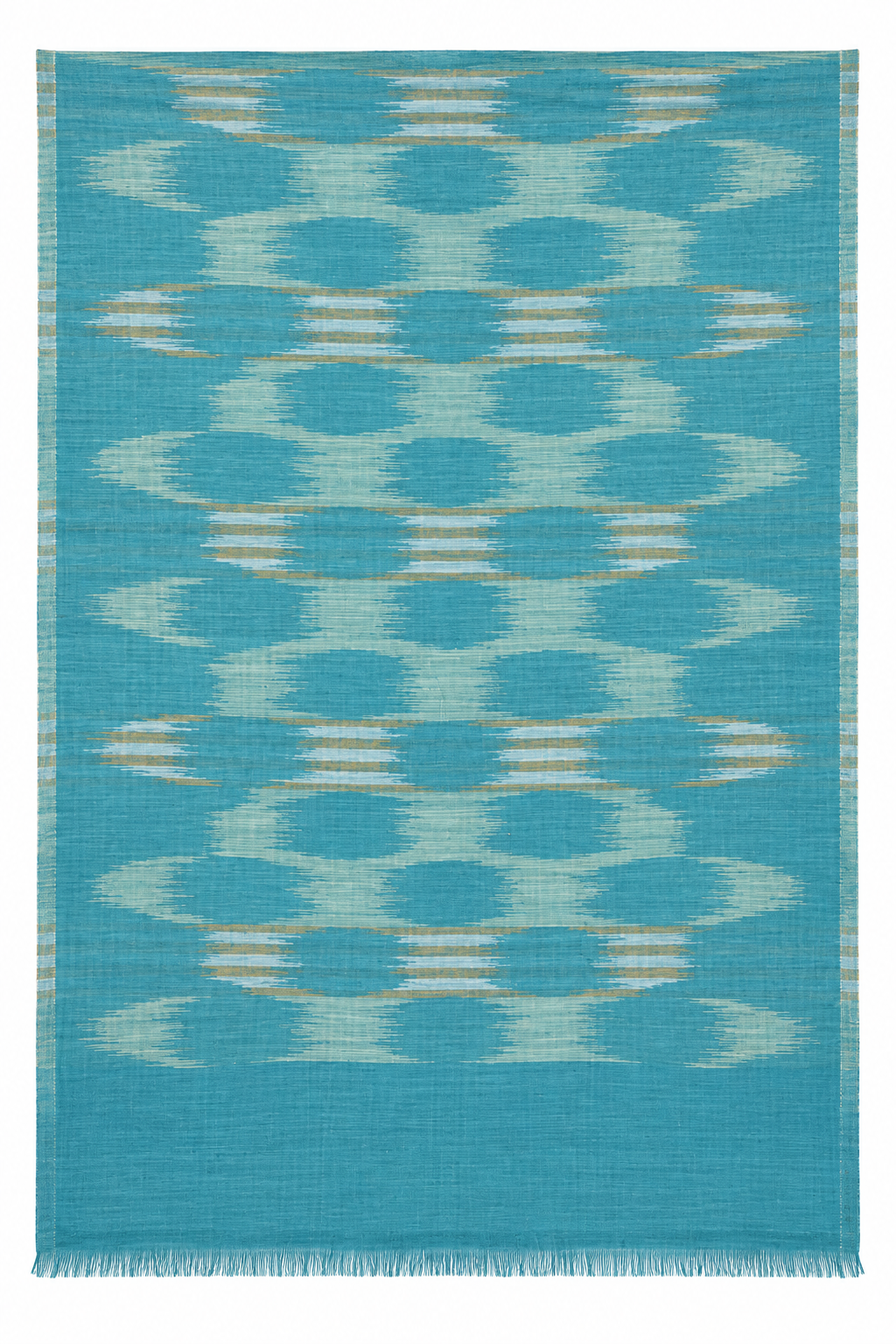 IKAT SCARF in teal