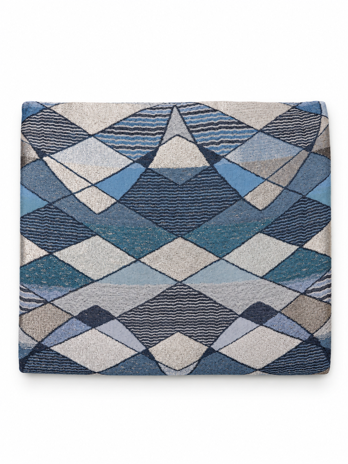 GOLD SCARF in azure