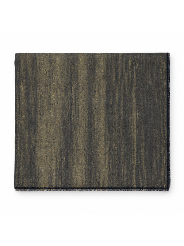 GOLD SCARF in black