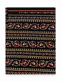 EMBROIDERED SCARF in black